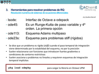 Iniciación al modelado de reactores químicos com MATLAB - Octave (intro ...
