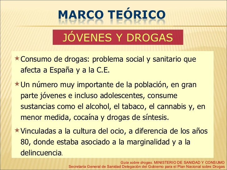 Marco Teorico De La Drogadiccion En Los Jovenes es.slideshare.net