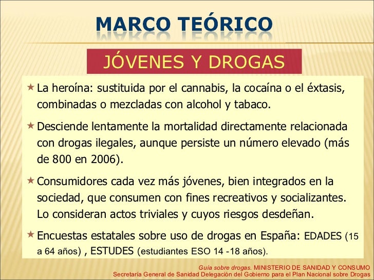 Marco Teorico De La Drogadiccion En Los Jovenes es.slideshare.net
