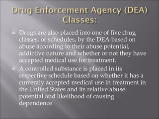 Intro drug classes | PPT