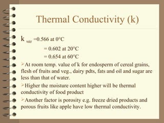 Thermal Conductivity in the Food Production Industry