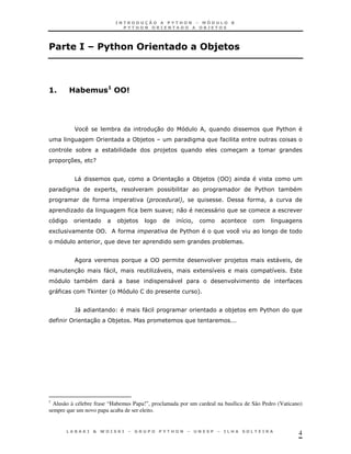 4
! ()$ , !&$! ./ $
>A !. 4' >
B
J * 30 ! $%&
*)
* * ) 3
37 ! G
5" ! 30 *) ' +
1 ! * $%& *
' !! / !
K * L 0 "
*) 8 !
1 $%&
! *
) " !
30 " ! K" ! 1 8 8
* " * "
" , ' +
M" " *) $%&
30 *)
1
Alusão à célebre frase “Habemus Papa!”, proclamada por um cardeal na basílica de São Pedro (Vaticano)
sempre que um novo papa acaba de ser eleito.
 