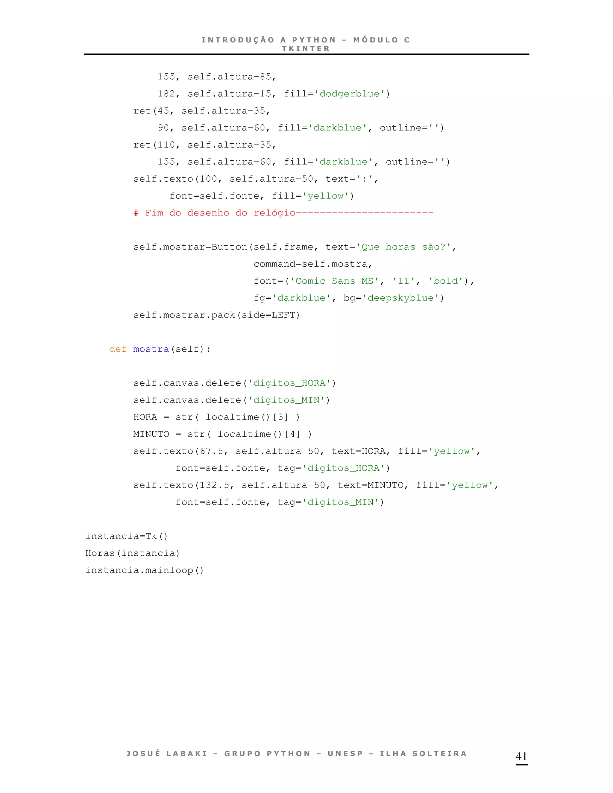 Introdução a python módulo c | PDF