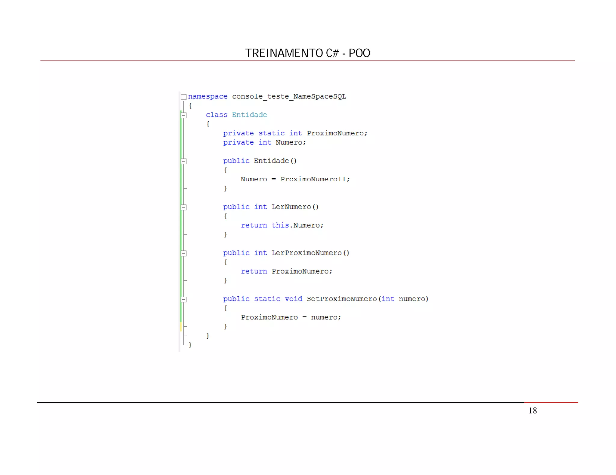 TREINAMENTO C# - POO

18

 