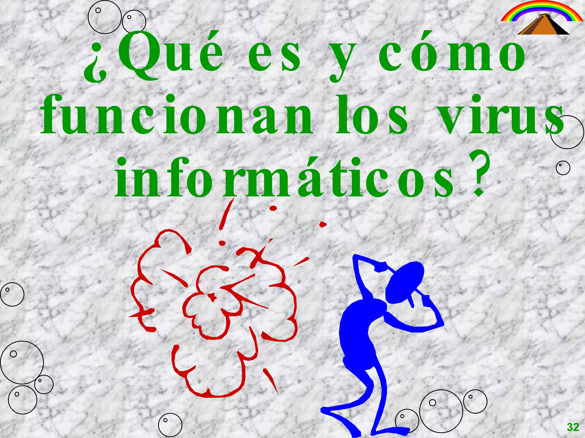 32 ¿Qué es y cómo funcionan los virus informáticos? 
