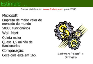 Produz um resultado esperado Algoritmo = modelo de solução computacional Qualquer seqüência de passos cuja execução dá origem a um resultado desejado em tempo finito ... é exemplo de algoritmo! 