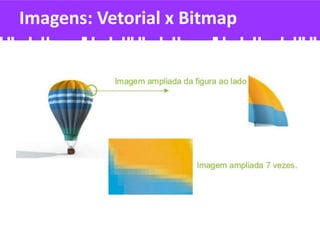 Imagens: Vetorial x Bitmap
 