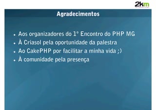 Introdução ao CakePHP