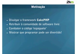 Introdução ao CakePHP