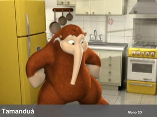 Tamanduá  Mono 3D 