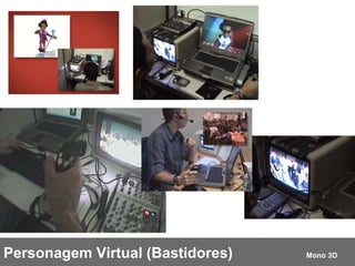 Personagem Virtual (Bastidores)  Mono 3D 