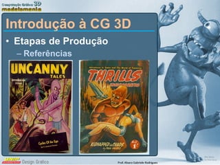 Introdução à CG 3D Etapas de Produção Referências 
