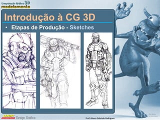 Etapas de Produção -  Sketches Introdução à CG 3D 