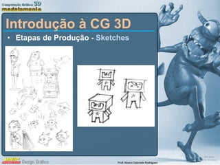 Etapas de Produção -  Sketches Introdução à CG 3D 