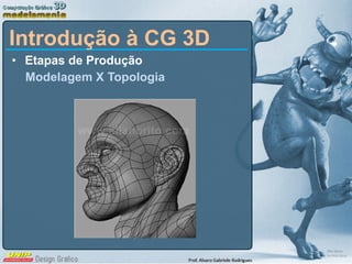 Etapas de Produção Modelagem X Topologia Introdução à CG 3D 