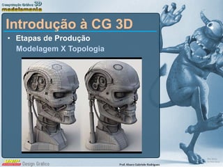 Etapas de Produção Modelagem X Topologia Introdução à CG 3D 