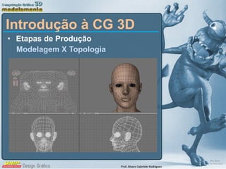 Etapas de Produção Modelagem X Topologia Introdução à CG 3D 