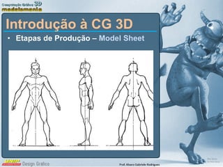 <ul><li>Etapas de Produção –  Model Sheet </li></ul>Introdução à CG 3D 