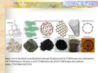https://www.facebook.com/QualitativaInorgUfrj/photos/al%C3%B3tropos-do-carbononos-
%C3%BAltimos-30-anos-o-n%C3%BAmero-de-al%C3%B3tropos-do-carbono-
triplic/2795390633823324/
 