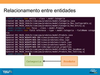 Relacionamento entre entidades




         Categoria      Produto



                          Globalcode	
  –	
  Open4education
 