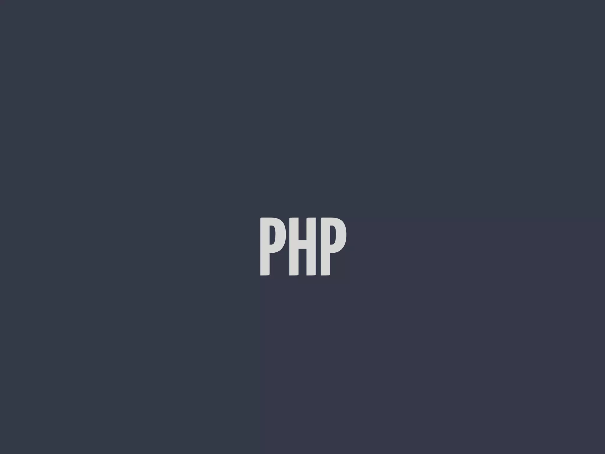 PHP 