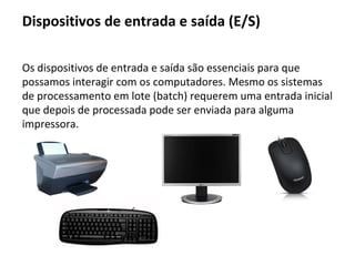 Representação de dados
BIT (BInary digiT)
● bit (dígito binário) é utilizado para representar
todos os dados armazenados e processados pelos
computadores, inclusive os caracteres.
● Para isso utiliza-se uma tabela, onde para cada
caracter existe um valor númerico.
Bits e Bytes
 