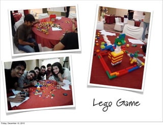 Lego Game
Friday, December 10, 2010
 
