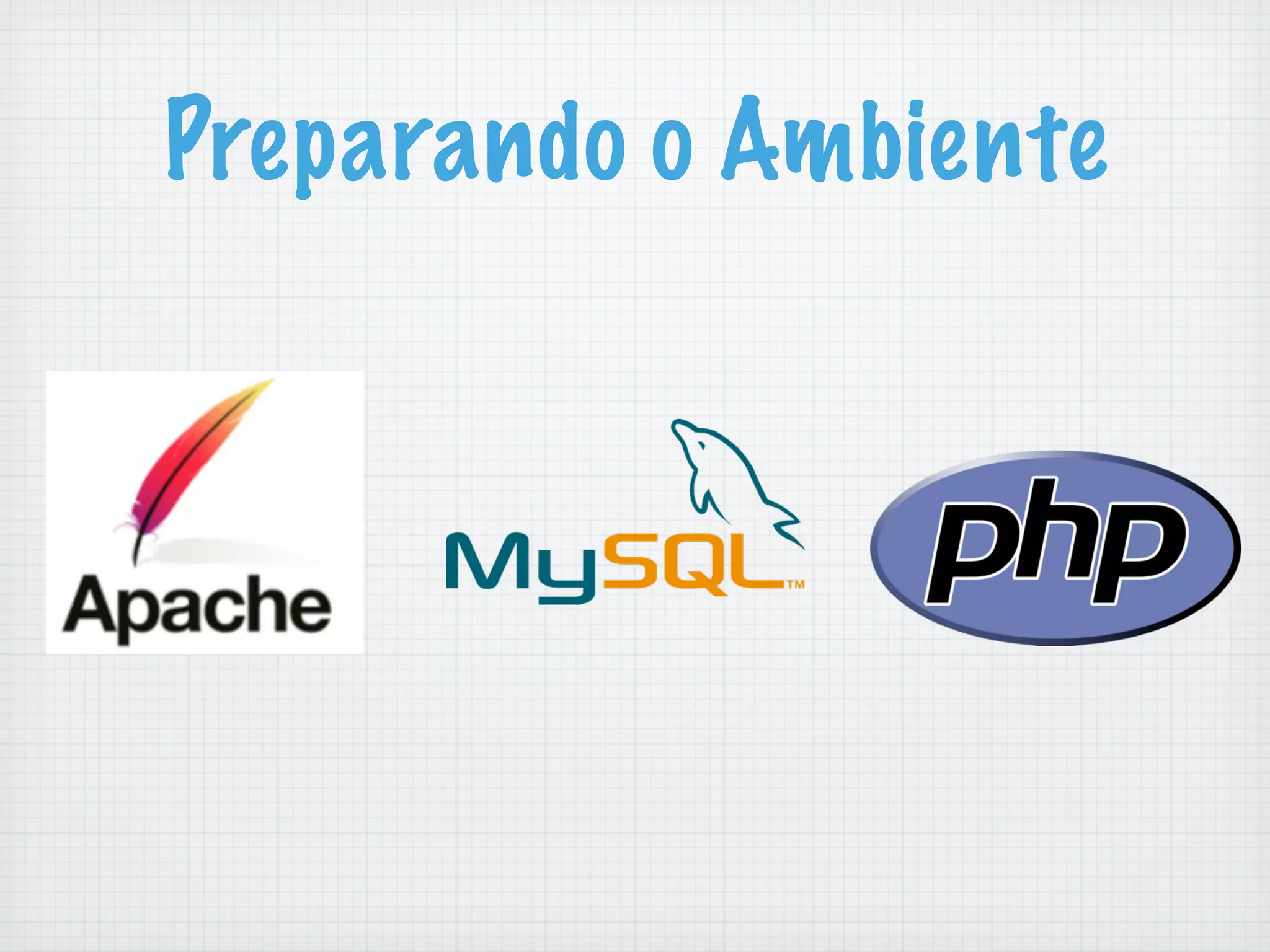 Preparando o Ambiente
 