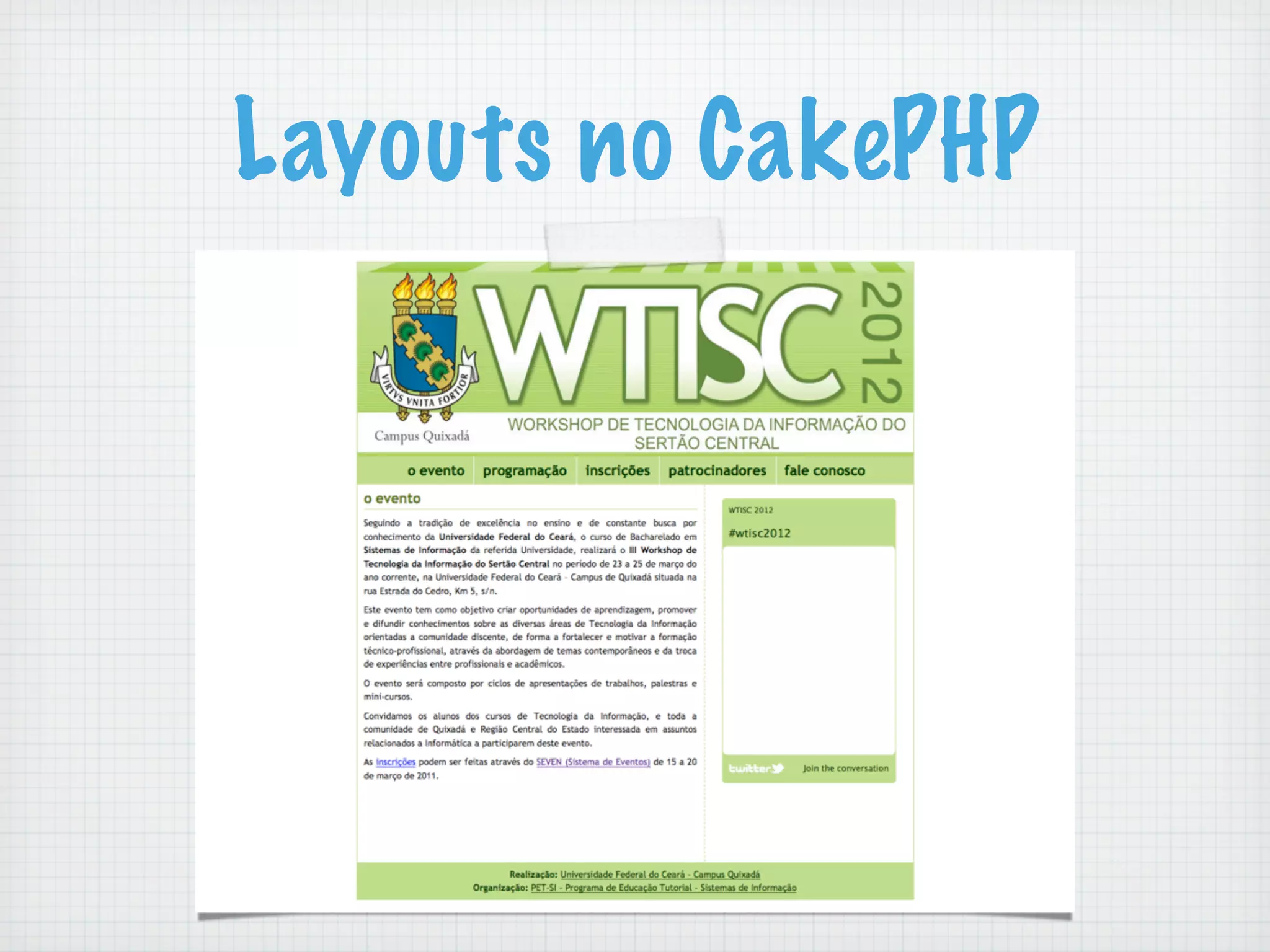 Layouts no CakePHP
 