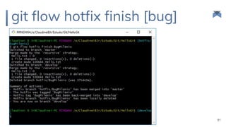 git flow hotfix finish [bug]
81
 
