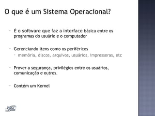 Introdução ao GNU/Linux