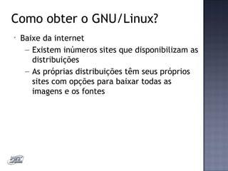 Introdução ao GNU/Linux