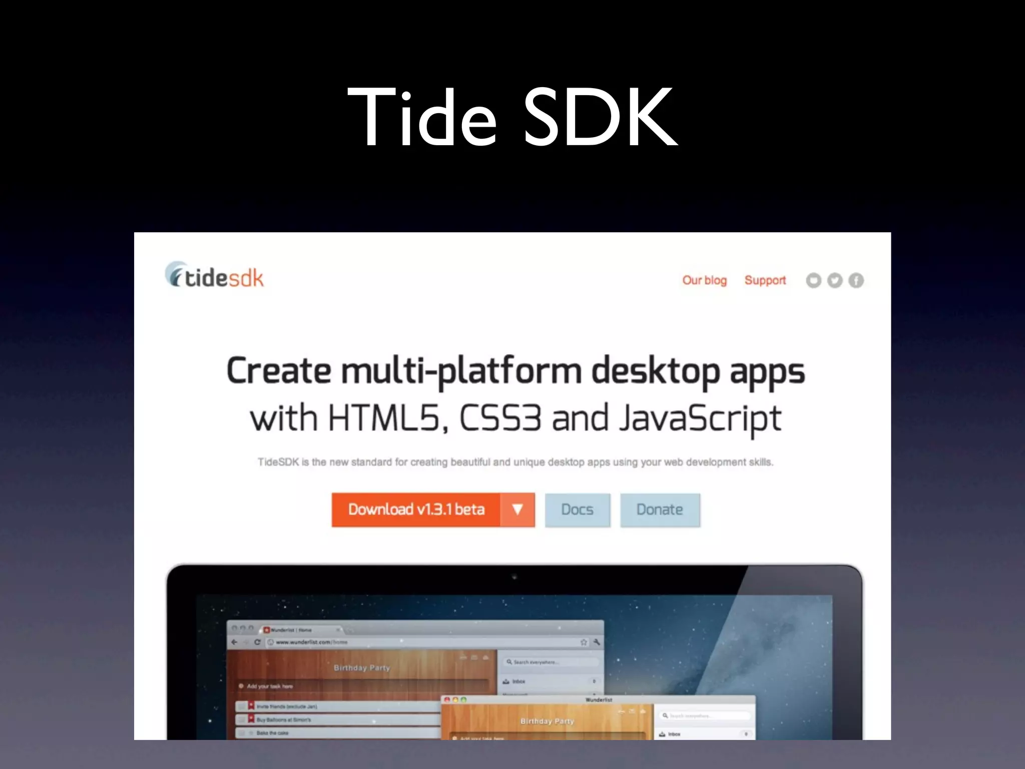 Tide SDK 