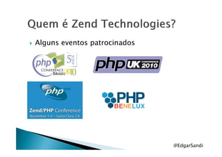 Alguns eventos patrocinados
@EdgarSandi
 