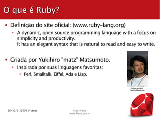 Introducao ao Ruby