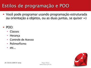 Introducao ao Ruby