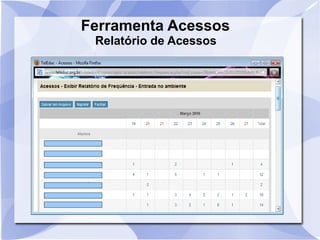 Ferramenta Acessos 
Relatório de Acessos 
 