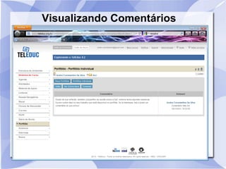 Visualizando Comentários
 