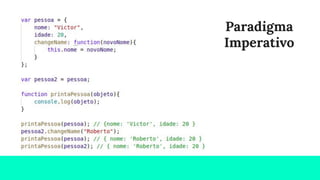 Paradigma
Imperativo
 