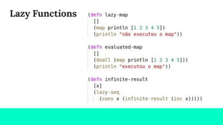 Lazy Functions
 