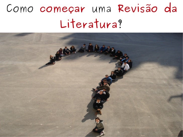 Revisao da literatura