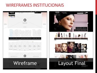 WIREFRAMES MOBILE
 
