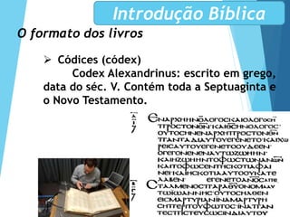 Introdução Bíblica | PPTX