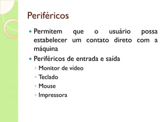 Subsistema de Memória Hierarquia Registradores Memória Chache Memória Principal Memória Secundária 