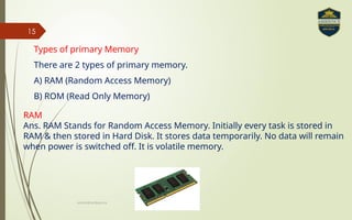 Introduction to computer and Basic concept of Computer.pptx