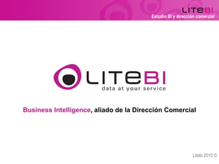 Estudio BI y dirección comercial




Business Intelligence, aliado de la Dirección Comercial




                                                            Litebi 2010 ©
 
