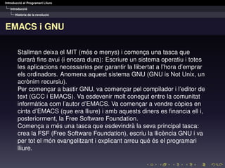 Universitat Estiu: Introducció Programari Lliure