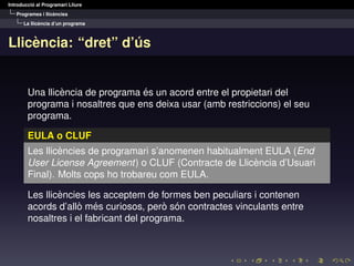Universitat Estiu: Introducció Programari Lliure