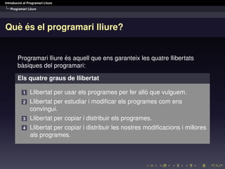 Universitat Estiu: Introducció Programari Lliure