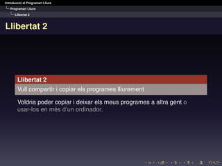 Universitat Estiu: Introducció Programari Lliure